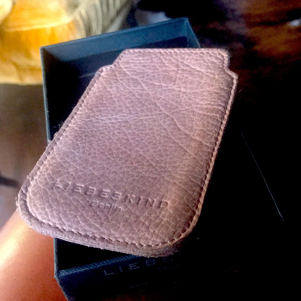 LIEBESKIND GERMAN LEATHER CARD CASE